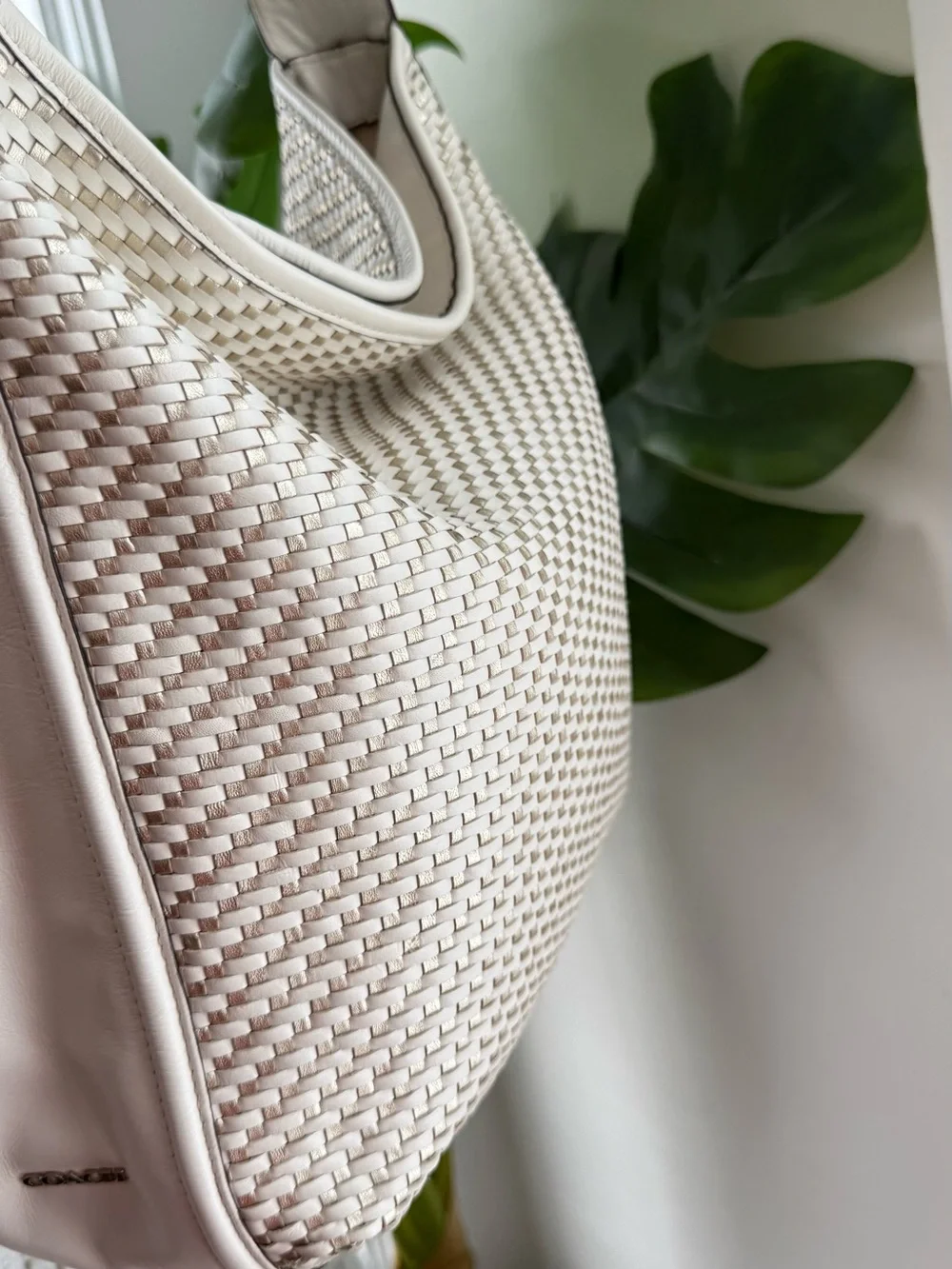 Coach spacious woven